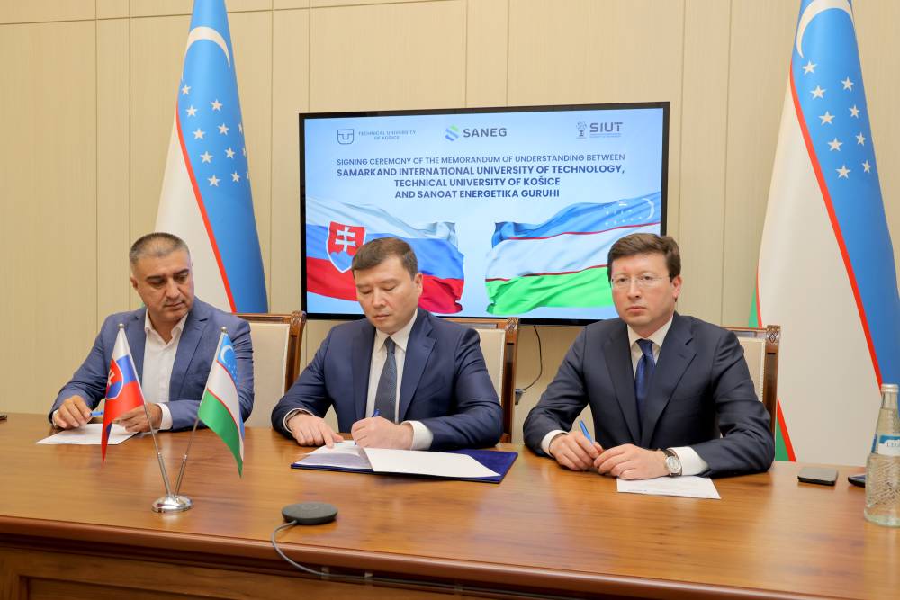 Saneg and SIUT Establish a New Academic Partnership with Slovakia's Leading Technical University