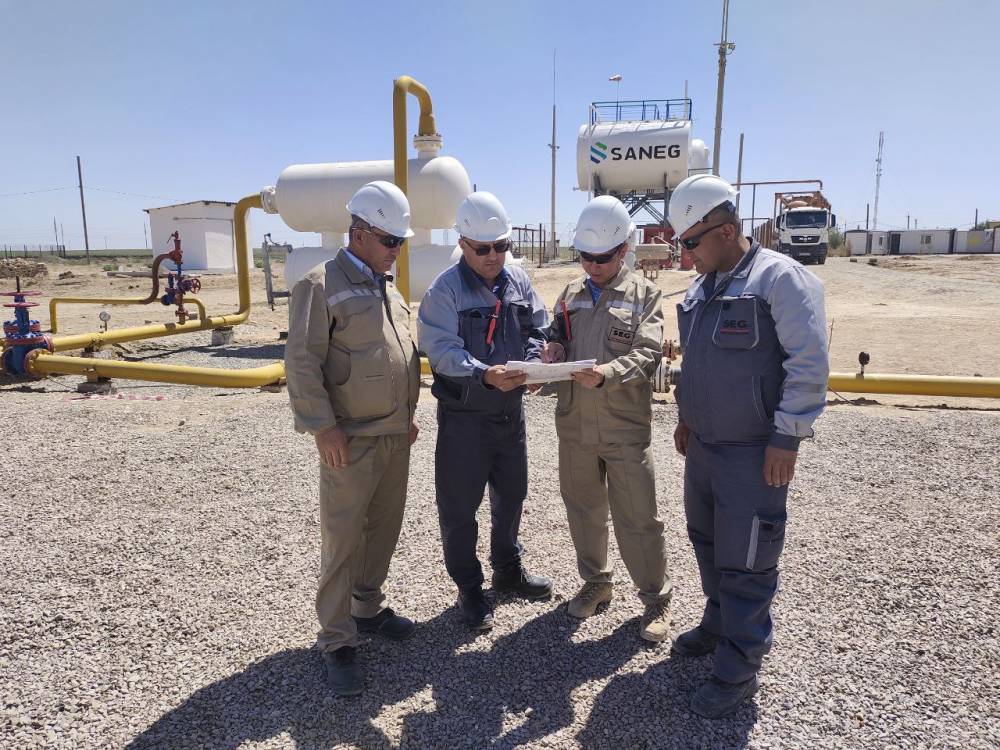 Saneg и GRDC внедряют модульные компрессорные установки на газовых месторождениях в Кашкадарье 
