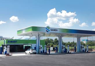 Saneg открыла новую автозаправочную станцию в Ташкентской области