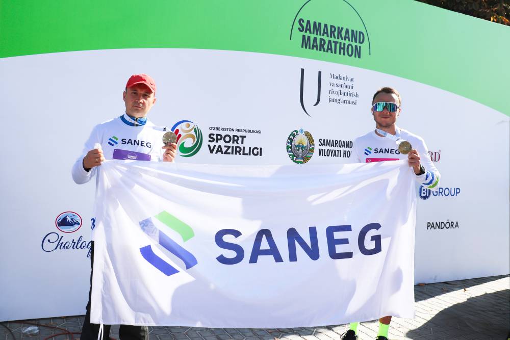 Saneg на международном благотворительном забеге «Samarkand Marathon»