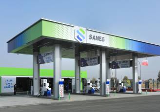 Saneg открыла новую АЗС в Ферганской области