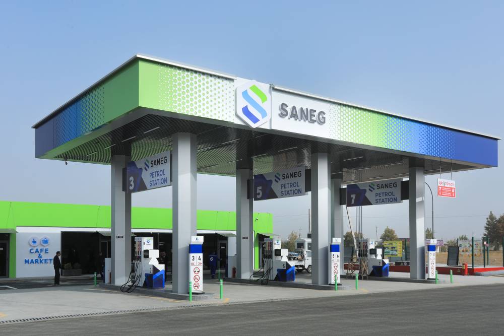 Saneg открыла новую АЗС в Ферганской области
