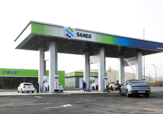 Saneg открыла автозаправочную станцию в Джизакской области